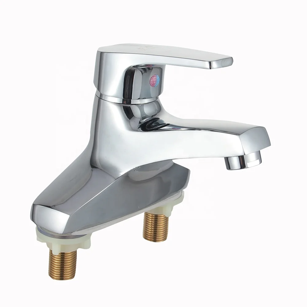 America Style Lead Free Single Handle Two Holes 4 inch Hot And Cold Water Faucet Tap Mixer Bathroom Basin Faucet