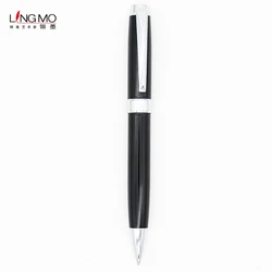 Shanghai Lingmo High Quality Design Ballpoint Pen OEM Logo Luxury Metal Ball Pen for Gift