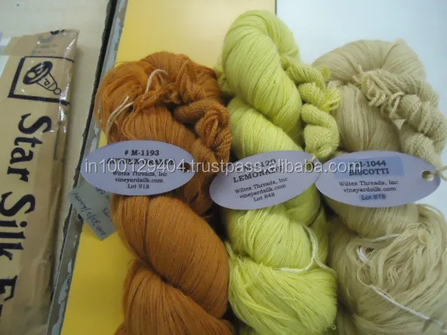 Пряжа из шелка и