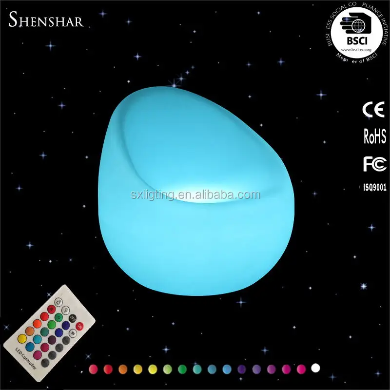 
Illuminated armchair/ night club plastic sofa set/glow led light up sofa 