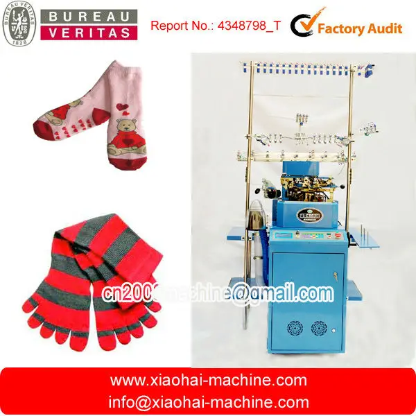 Automatic Colorful Sock Making Machine Jacquard Knitting Machine Engineers Available to Service Machinery Overseas 150X120X240