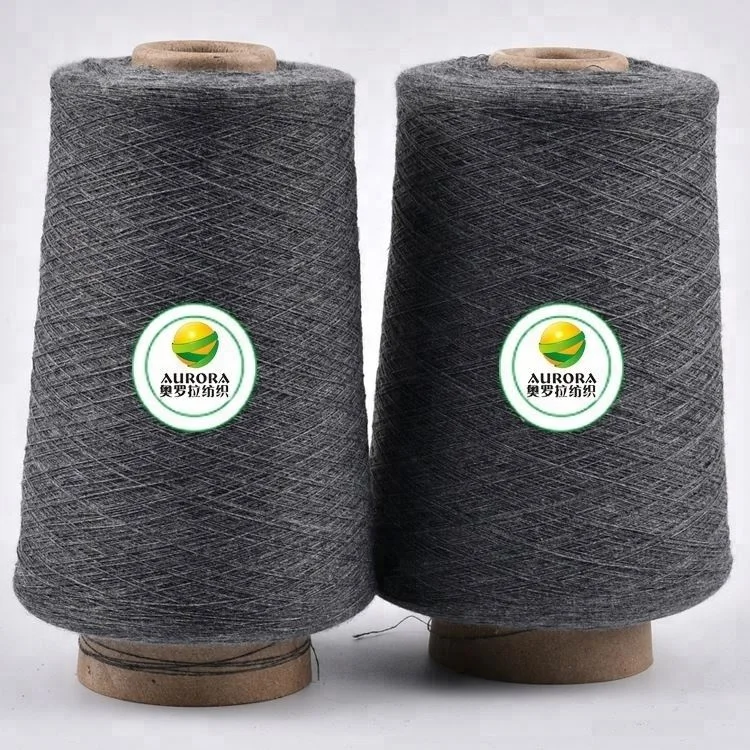 
Factory custom sock yarn sale socks recycled cotton oe dyed tc blended sock yarn 