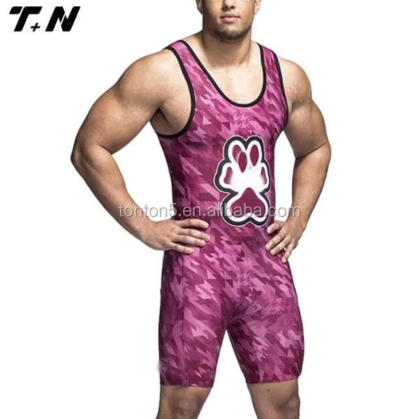 wholesale custom sublimation printing wrestling wear wrestling singlet