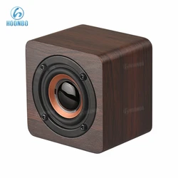 Mini Square Portable Wireless Plywood Speaker, Allstar Mini Wooden Blue tooth Speaker