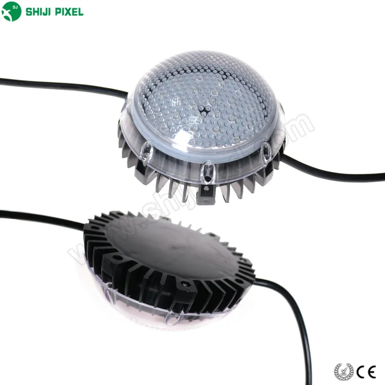 TM1809 120mm 12pcs rgb digital addressable programmed pixel led ball light