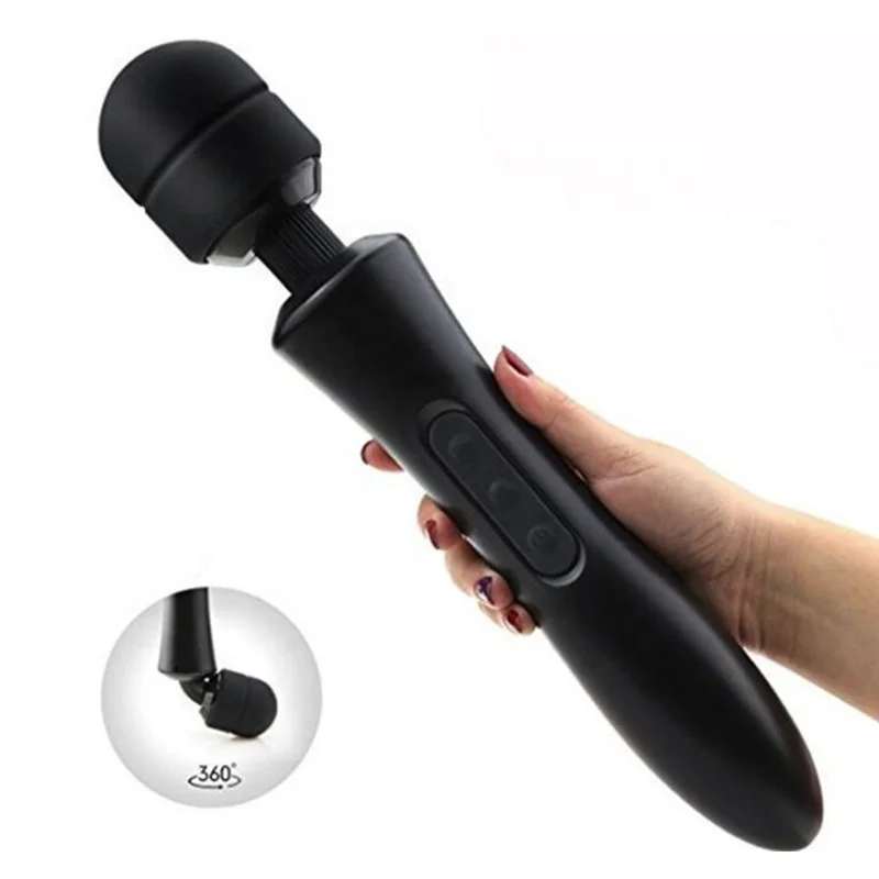 Huge Vibrator20 Speeds   Female Sex Vibrator G spot Clitoral Stimulator AV Magic Wand Massager