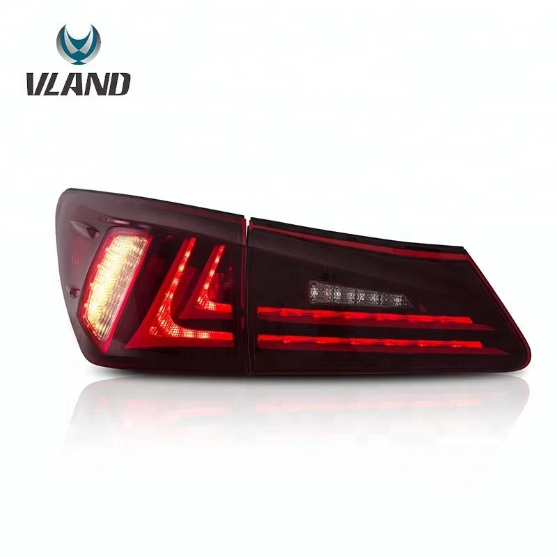 VLAND factory manufacture wholesale Tail Lamp Assembly Tuning LED Taillights 2006-2012 IS250/IS350