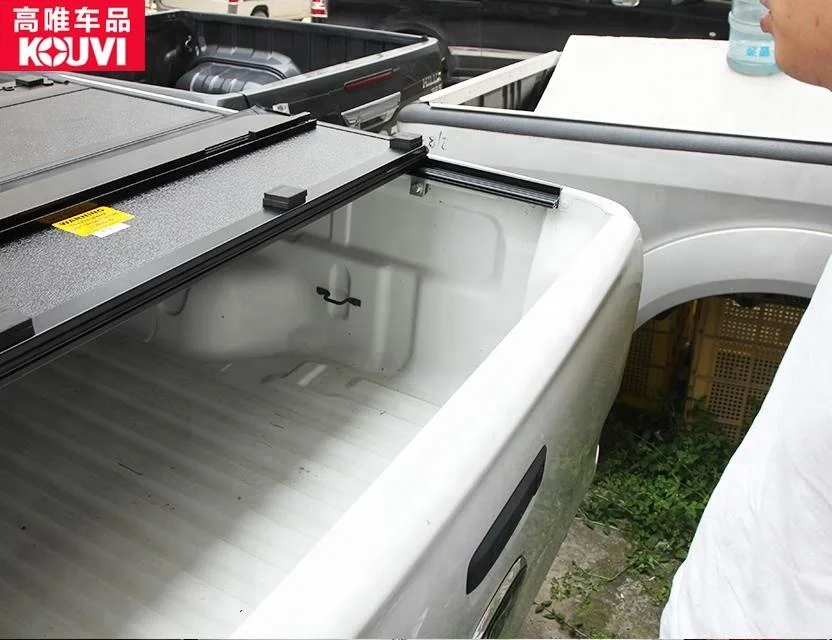 Hard Folding pickup truck bed Tonneau Covers for 2005-2015 toyota hilux tacoma 5.5ft double cab