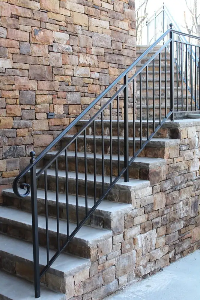 beautiful indoor prefab stairs railings decorative wrought iron stair handrail and wood baluster design