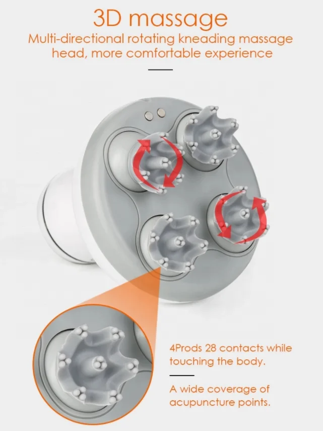 A0011 Portable 2018 scalp head massager widely used for full body beauty equipment