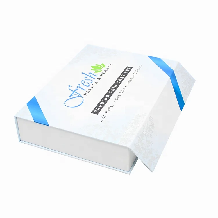 Guangzhou Custom Logo White Magnetic Flap Packing Box Magnet Gift Boxes Factory