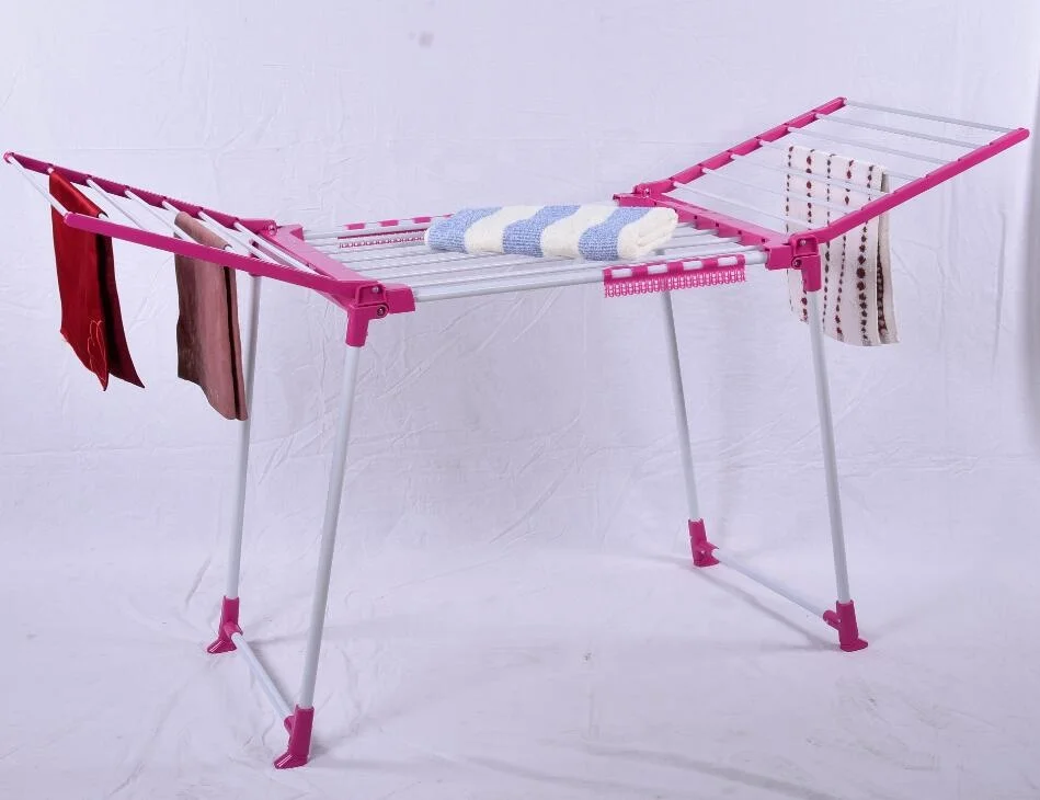 Metal Clothes Airers Drying Rack Folding Indoor & Outdoor Cloth Hanger Rack