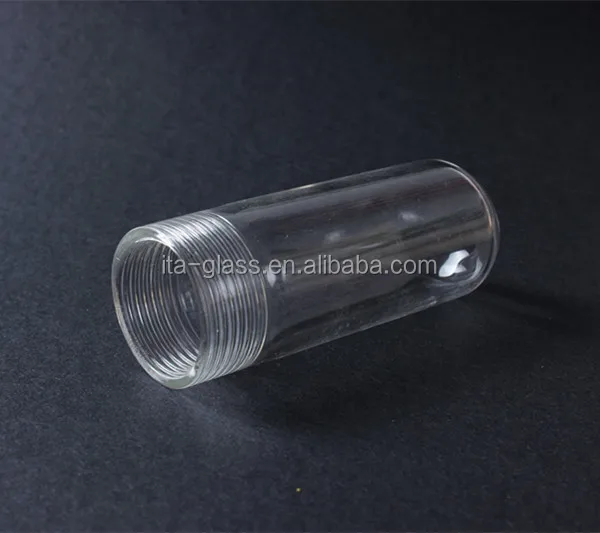 G9 High Borosilicate Glass Tube Lamp Shade / Glass Pendant Lamp Shade