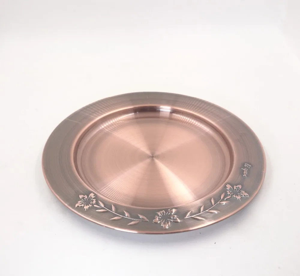 Stainless Steel silver dinner plates