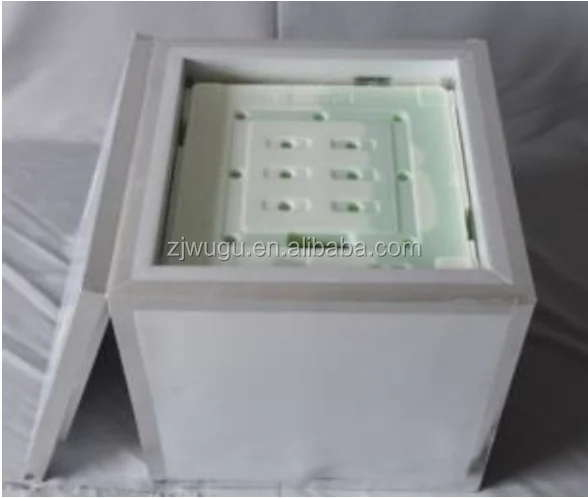 
CCTS-WUGU Cold Chain multipurpose PU foam, VIP board Cooler container with thermometer and recorder 