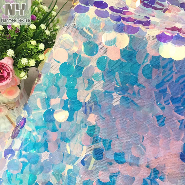 Nanyee Textile Translucent Paillette Circle Sequins 18mm