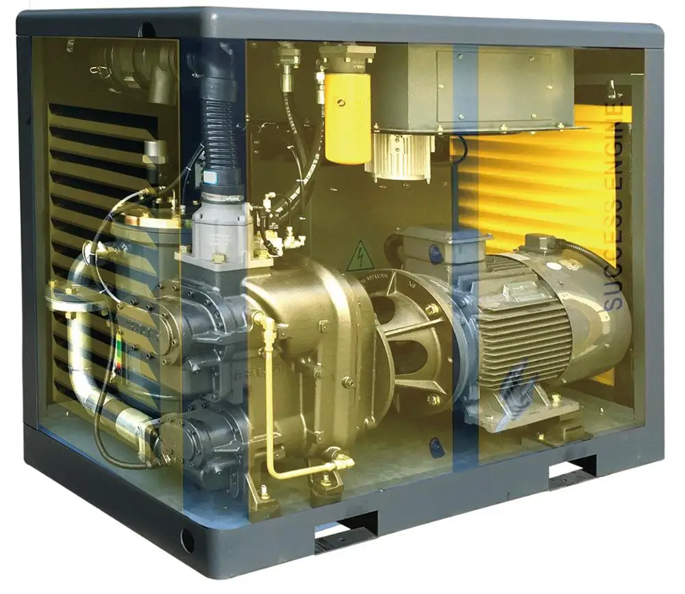 
SUCCESS ENGINE 30% Energy Saving Two-Stage Screw Air Compressor 250KW 340HP for sand blasting 