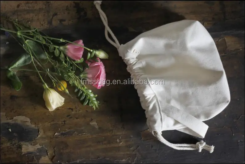 Simple design drawstring tote bag lunch box bag grocery receive bag