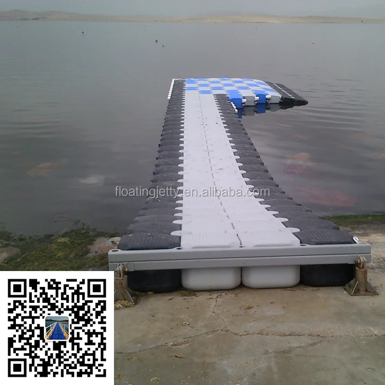Modular floating pontoon bridge platform