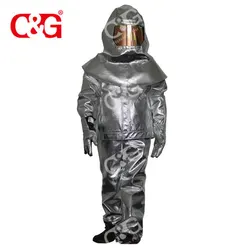 Fire Approach Aluminized Silver Suit