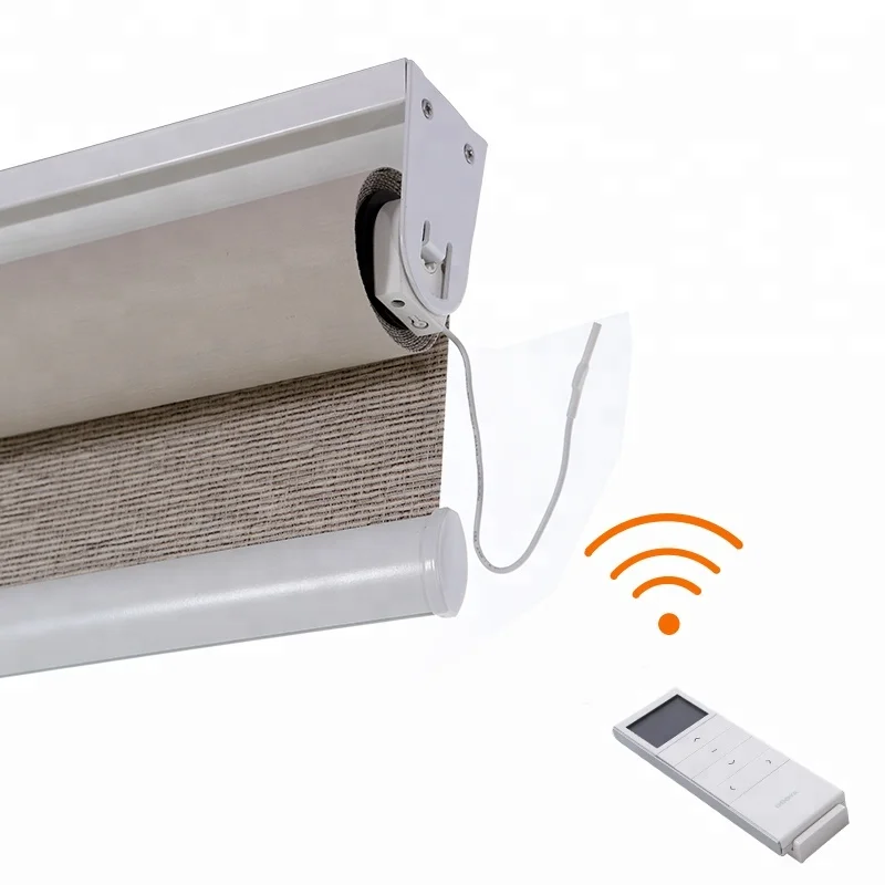 Моторизованные беспроводные жалюзи на батарейках шторы для окон затемняющие моторизованные роликовые умного