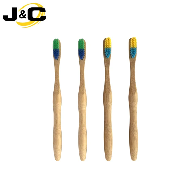 
Natural disposable bamboo travel toothbrush with toothpaste 