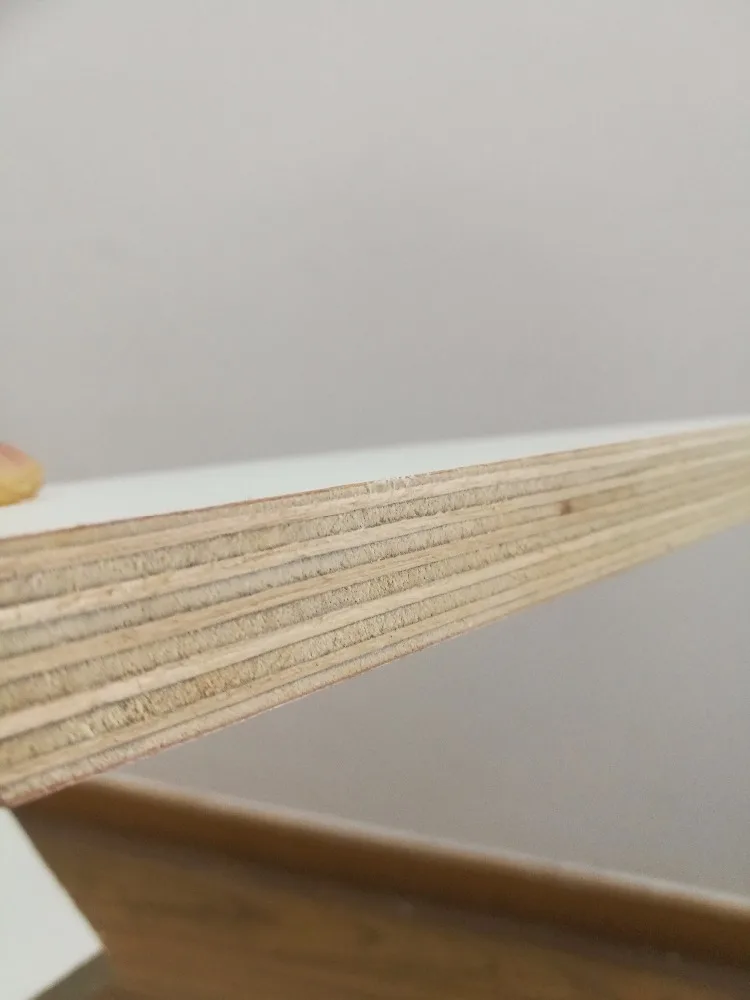 
good quality 18mm wbp glue two hot press &sanding melamine faced plywood 