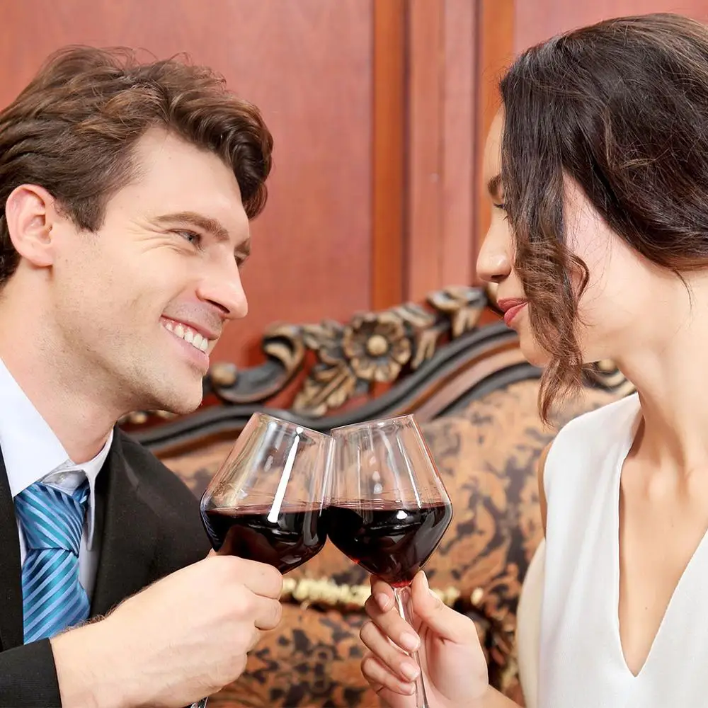 Unbreakable Wine Glasses BPA-free Dishwasher-safe 20 oz 100% Tritan Plastic Shatterproof Wine Glasses