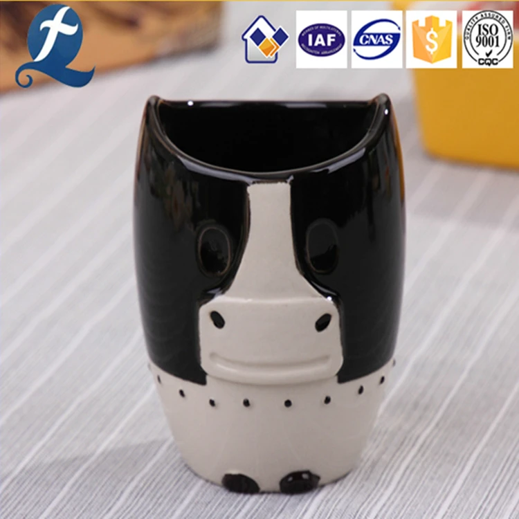 Custom Cartoon Design coffee Printing 3d Animal Ceramic Mug