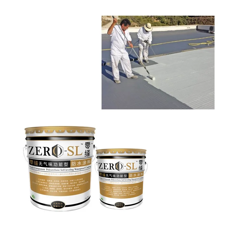 Excellent Waterproof Best Sealing One Component Polyurethane Waterproof Coating For Ventilated Basement Waterproofing