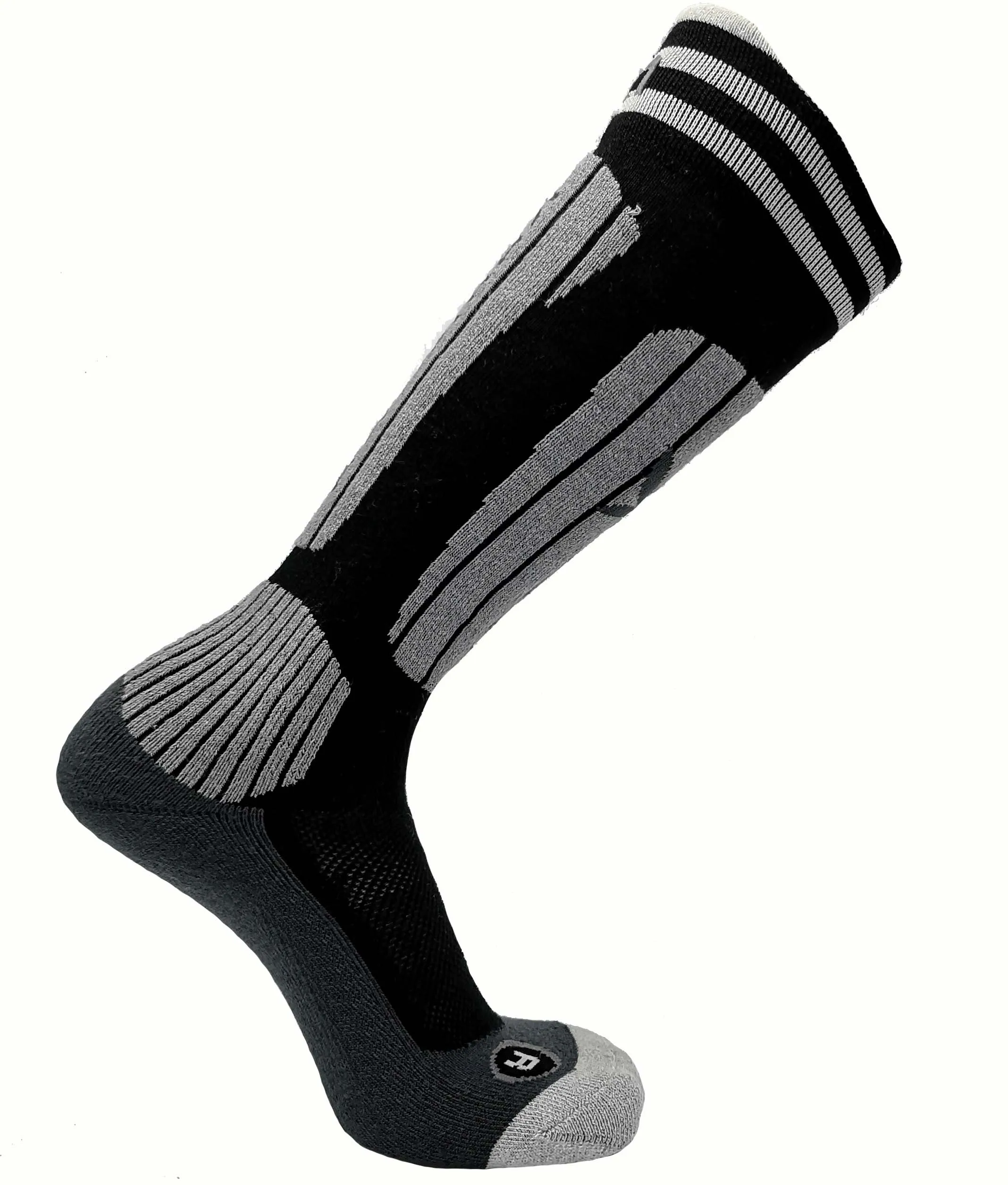 Unisex Breathable cushioned padding heated cotton moisture wicking compression socks medical ski socks