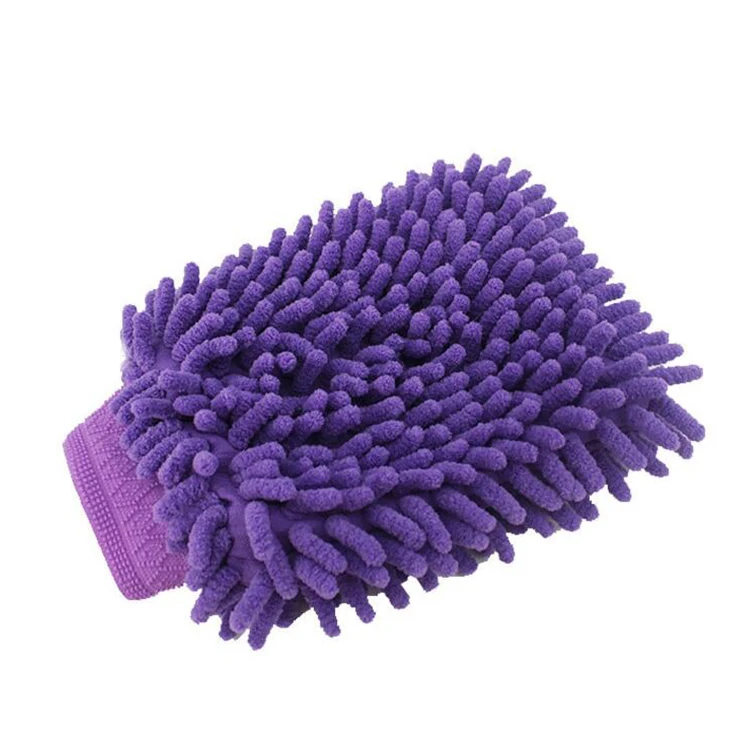 Car washing mitt car care detailing mitts microfiber chenille gloves dusting cleaning glove for home