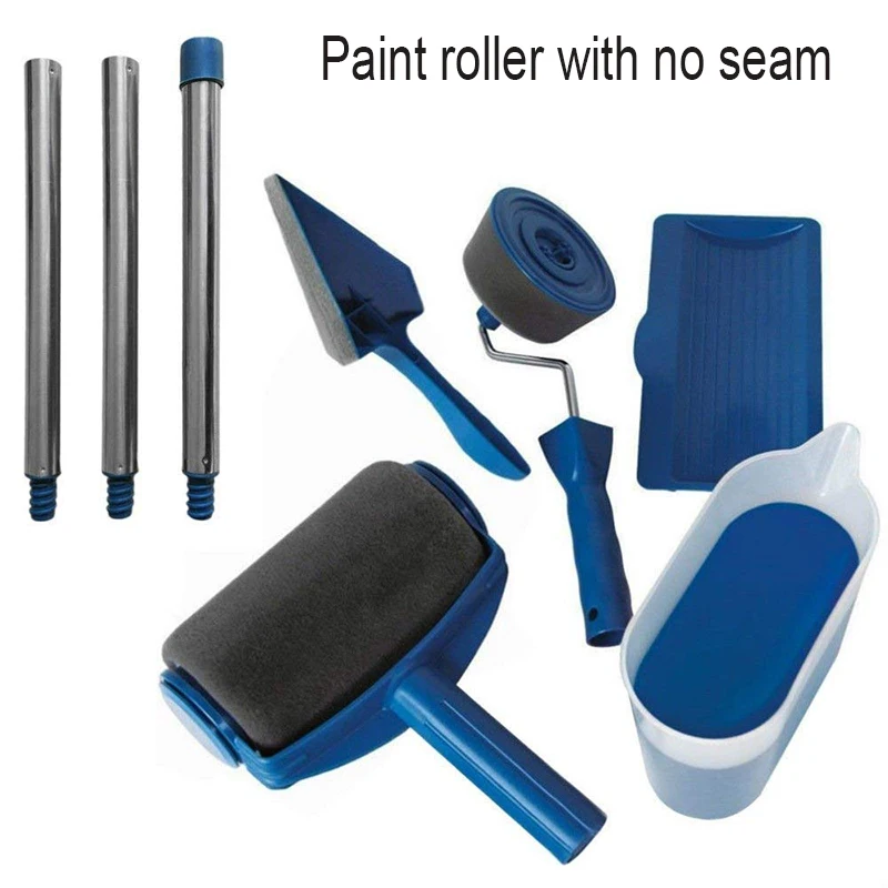 Paint Runner Pro Roller Wall Brush Handle Painting Room Flocked tool