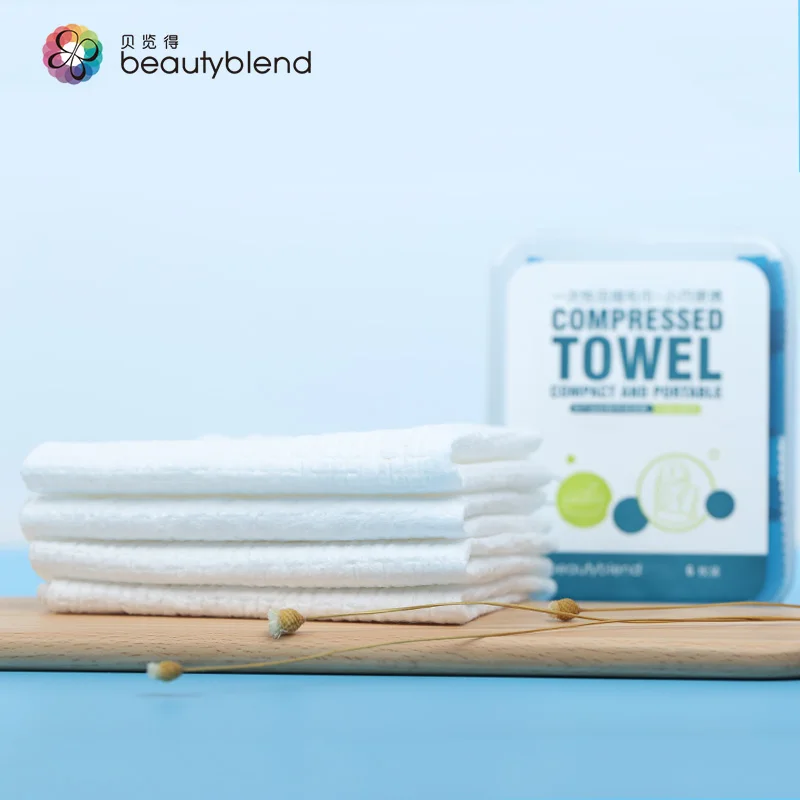 BLD Q-8010 Disposable compressed towel, independent packing compressed tissue towel for travel