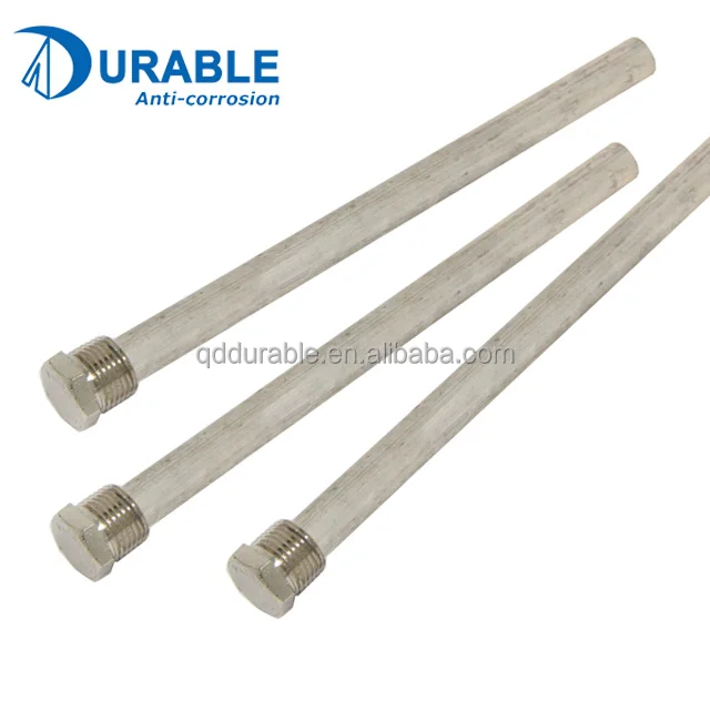 Home water heater and water tank sacrificial anode rod magnesium bar