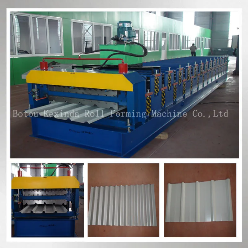 
Aluminum/Galvanized Colored Steel Metal Roofing Sheet Cold Roll Forming Machine for Sale/IBR Profile Manufacturing Machine 