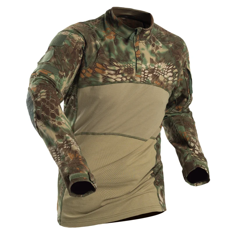 Hubei Yalida camo long sleeve shirt custom t shirts professional factory supply frog shirt