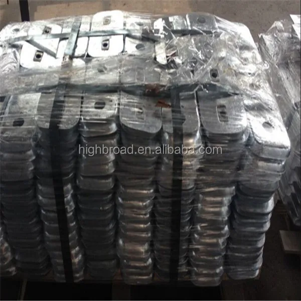 Marine Sacrificial zinc Anode for ships, cathodic protection