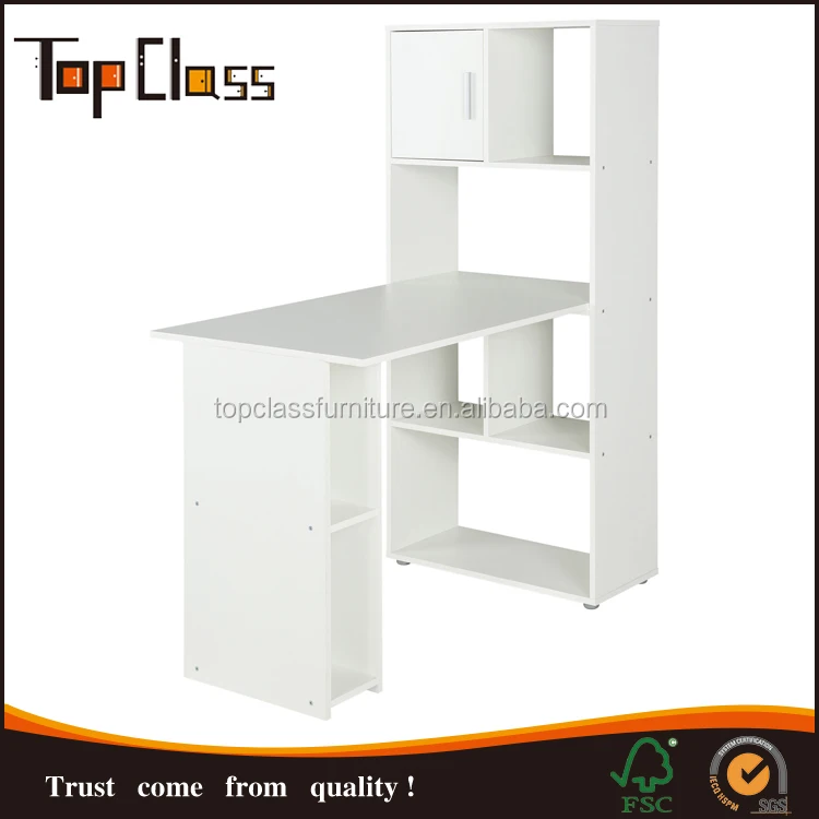 Мебель для дома дешевые деревянные компьютерный стол с книжной