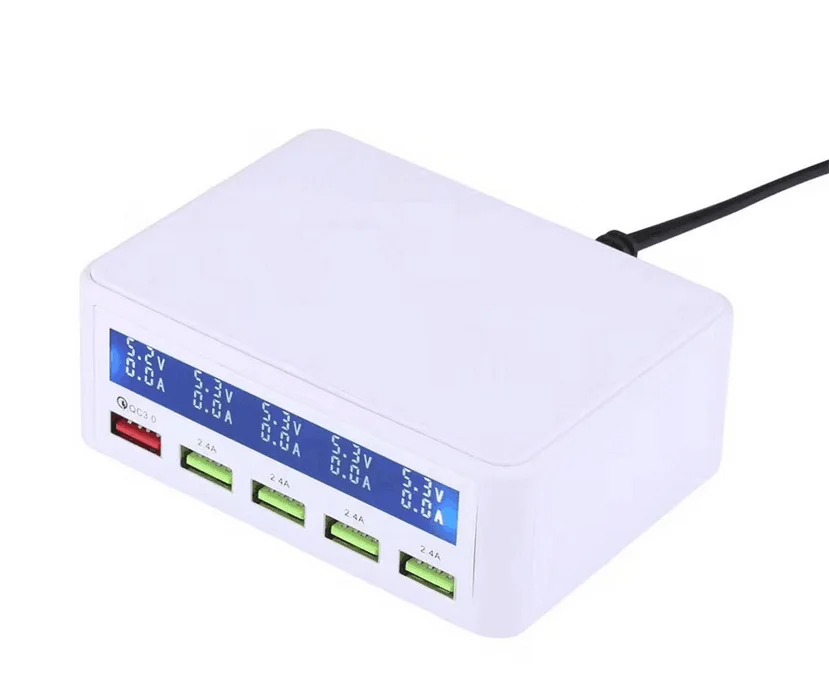 Quick Charge 3.0 Desk Multi Port Usb Charger Mobile Phone Wall Charging Dock Station