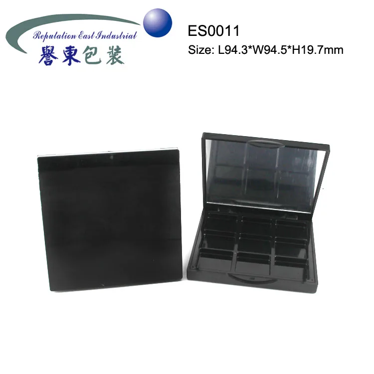 
Wholesale Newest 9 Color Empty Blush Case Square Eyeshadow Container 