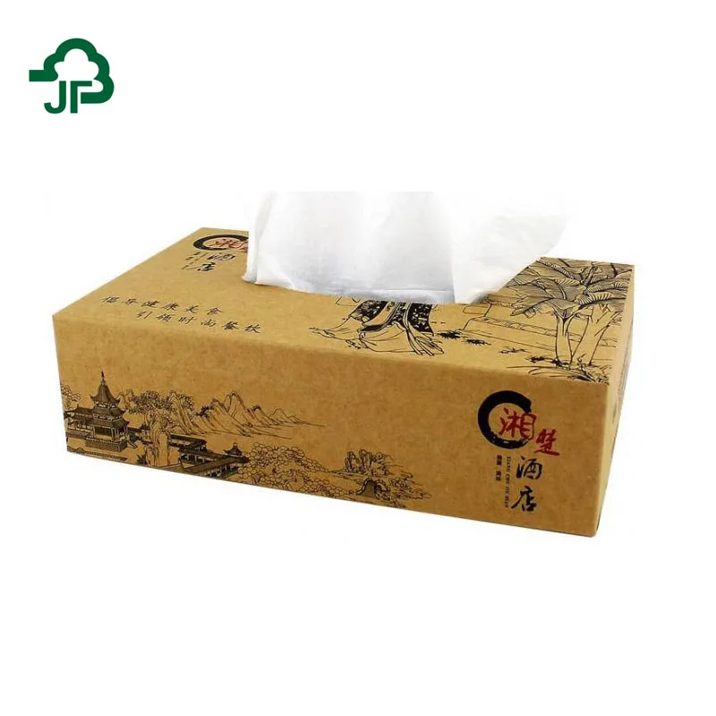 Оптовая продажа с фабрики, 2 слоя из-за мягкого и белая коробка стиль бумажных салфеток для лица