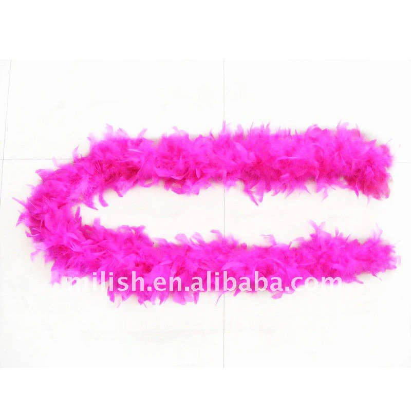 Party big pink feather boa (60g weight ) MW-0124