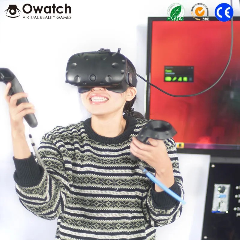 Owatch VR Space Virtual Reality Standing Simulator Games Platform with HTC Vive
