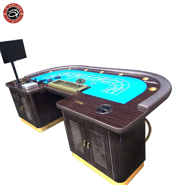 Luxury Texas poker table with New design stainless steel leg Baccarat Texas poker Casino Deluxe Customize