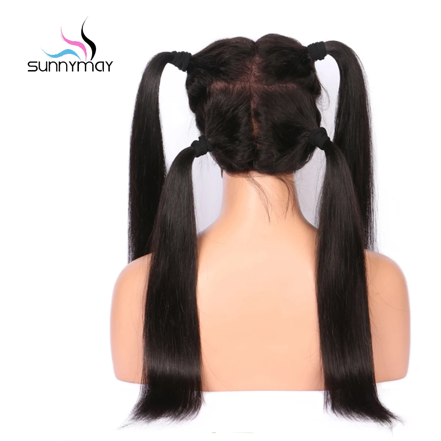 
Sunnymay Pre Plucked Full Lace Human Hair Wigs for black Women Silky Straigh Brazilian Remy Long Hair Lace Wigs With Baby Hair 