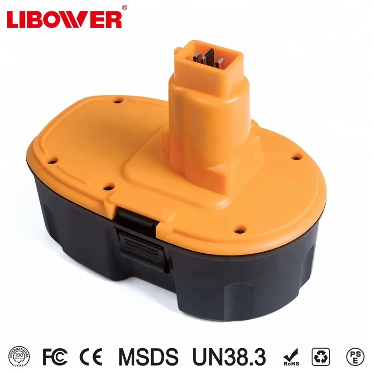 Lowest Price Li-ion power tool battery for Cordless Drills DC9096 NI-MH 18V 2.0Ah battery with Black&Yellow color