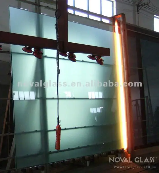 curtain wall, 3-19mm curtain wall, non-finger-print acid etched glass facade