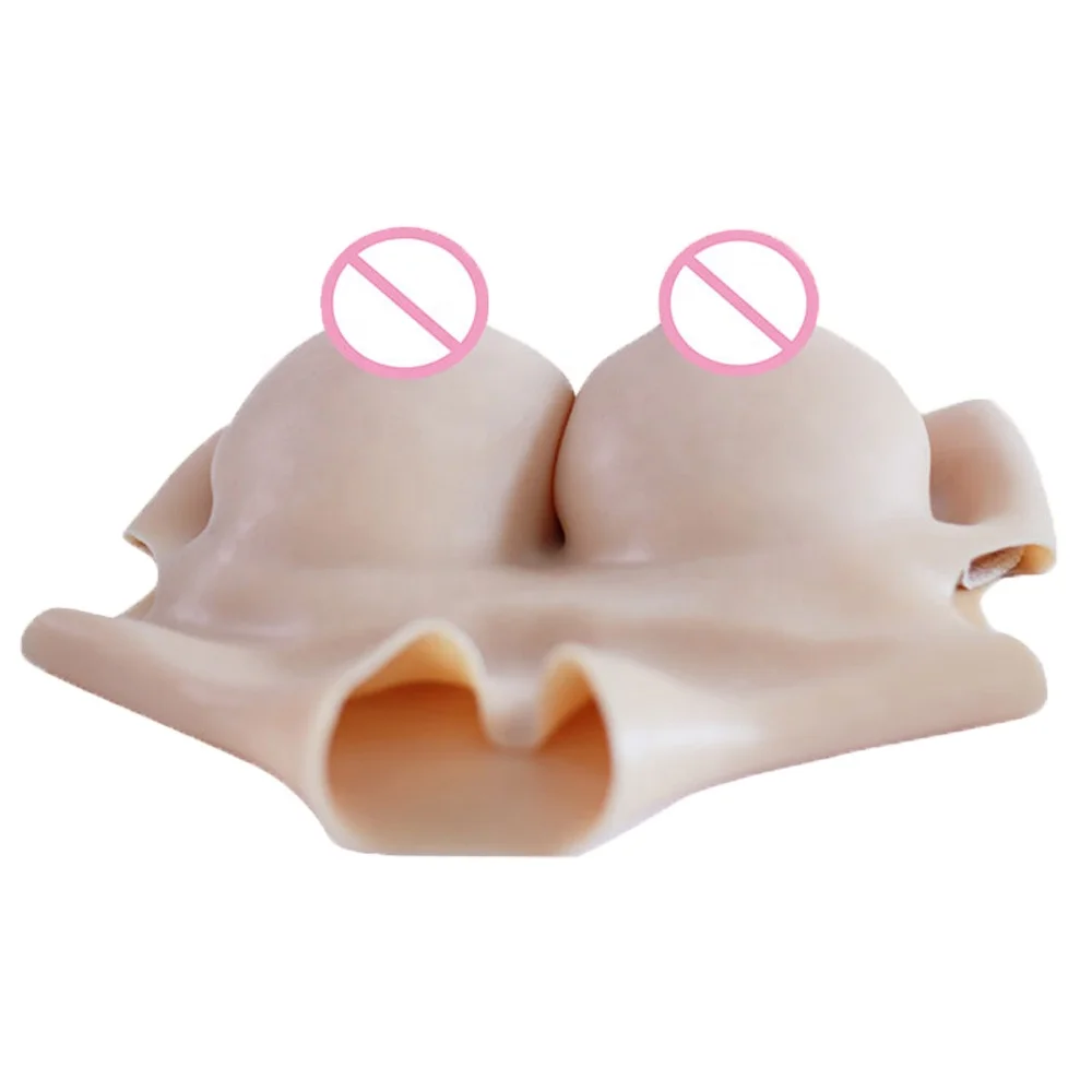 Solid E Cup Artificial Boobs Enhancer Chest Shemale Trandsgender Crossdressing Realistic Silicone Tits Breast Forms Crossdresser