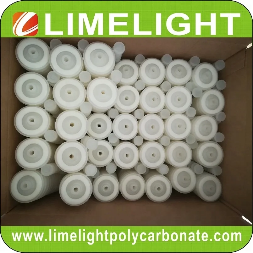 Waterproof polycarbonate cap screw fixing button with foam washer for 6mm to 16mm polycarbonate hollow sheet